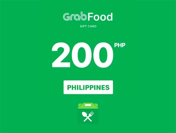 Grab Food 200 PHP Gift Card (Philippines) - Digital Key